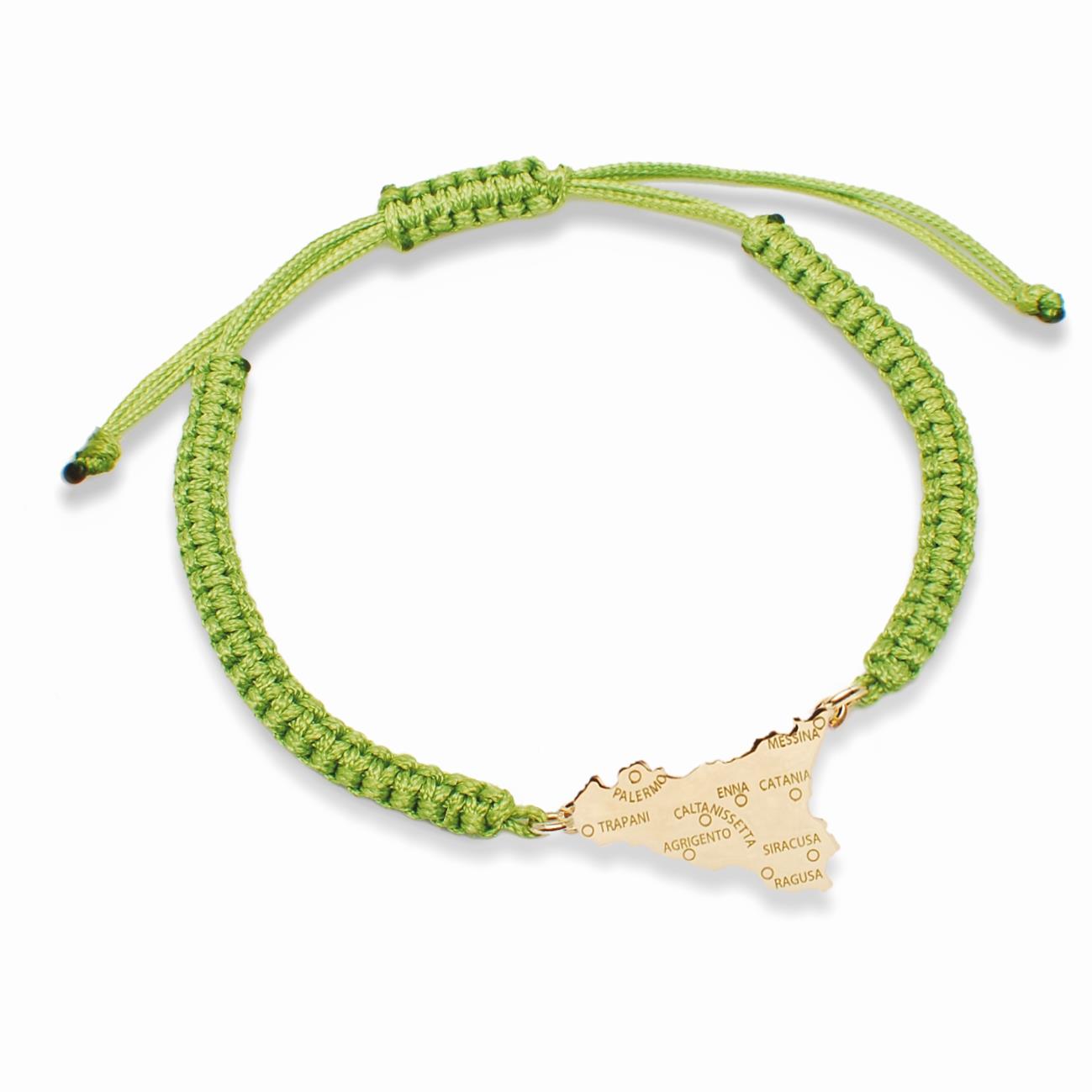 Elli Bracciale Donna Con Croce: Regolabile In Nylon Nero E Argento 925, Gioiello Di Tendenza