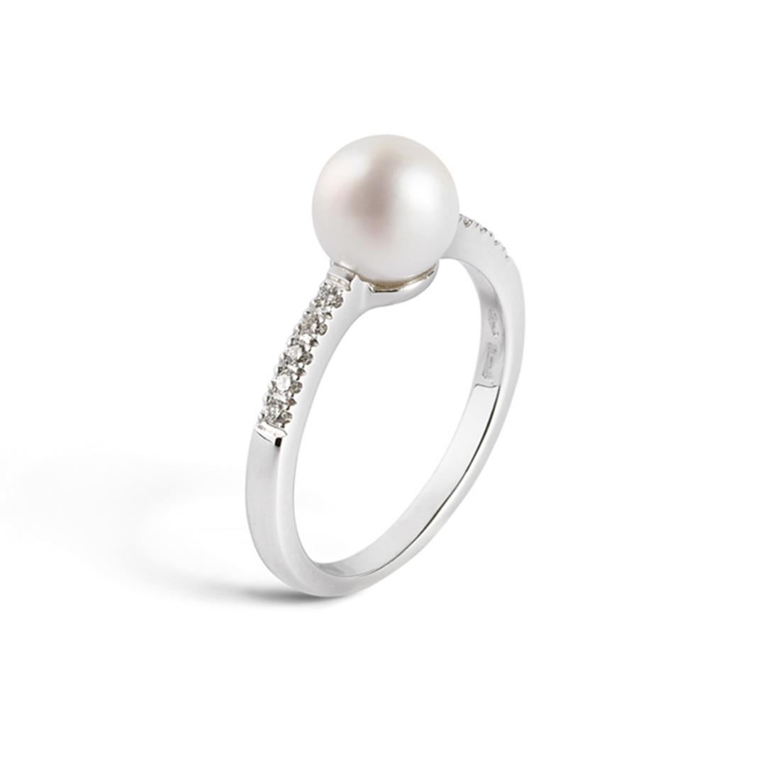 ALFIERI & ST. JOHN Anello con perla fresh water