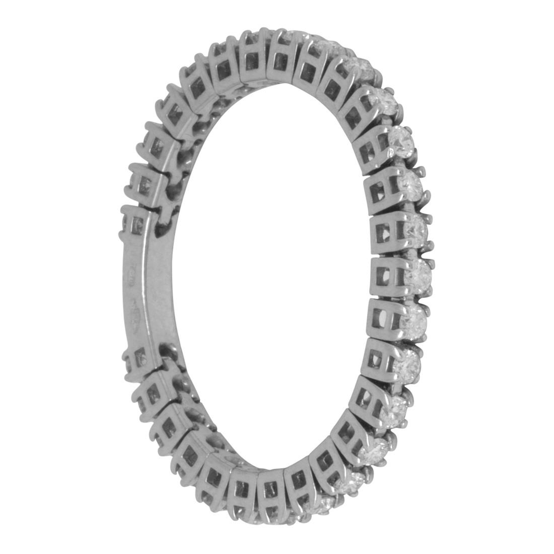 ROBERTO DEMEGLIO Anello eternity semirigido con diamanti