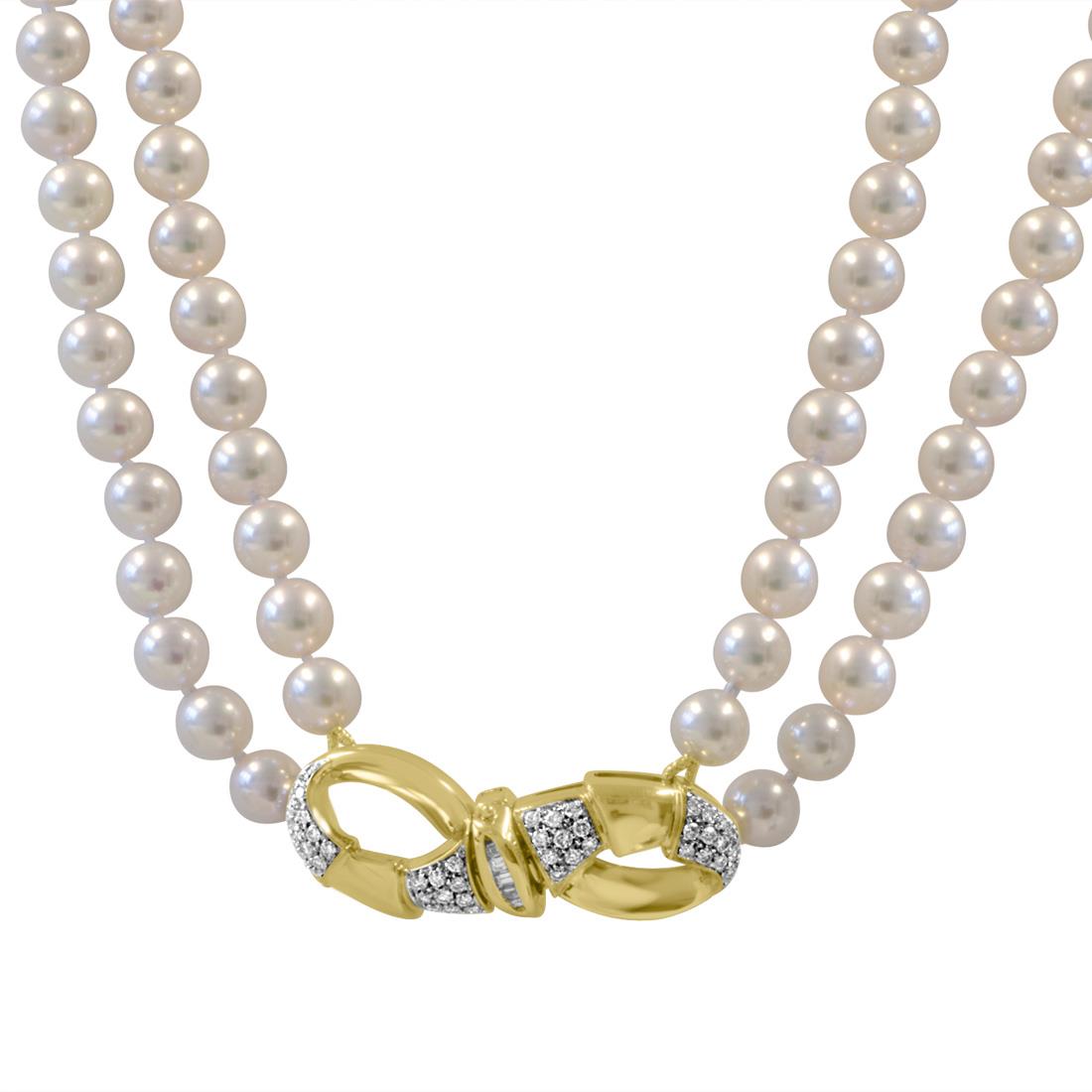 ORO&CO Collana con perle