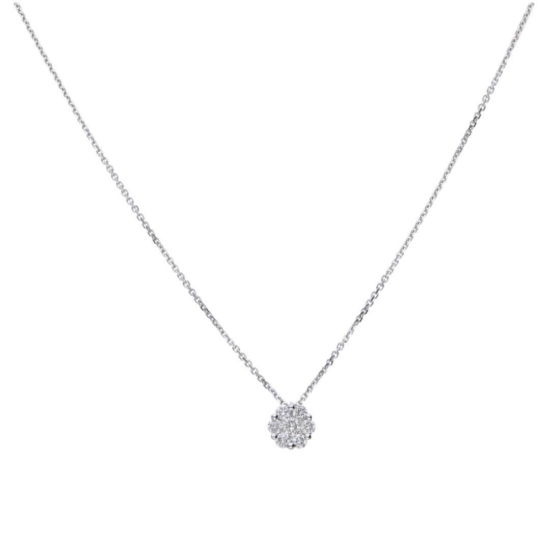 ORO&CO Collana punto luce ct. 0,15