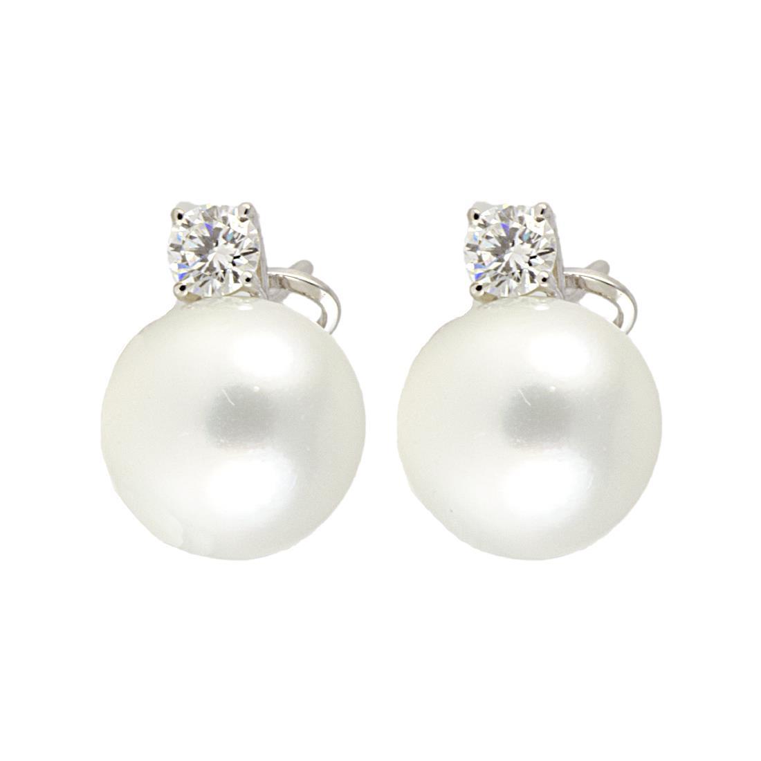 SALVINI Orecchini con perle e diamanti