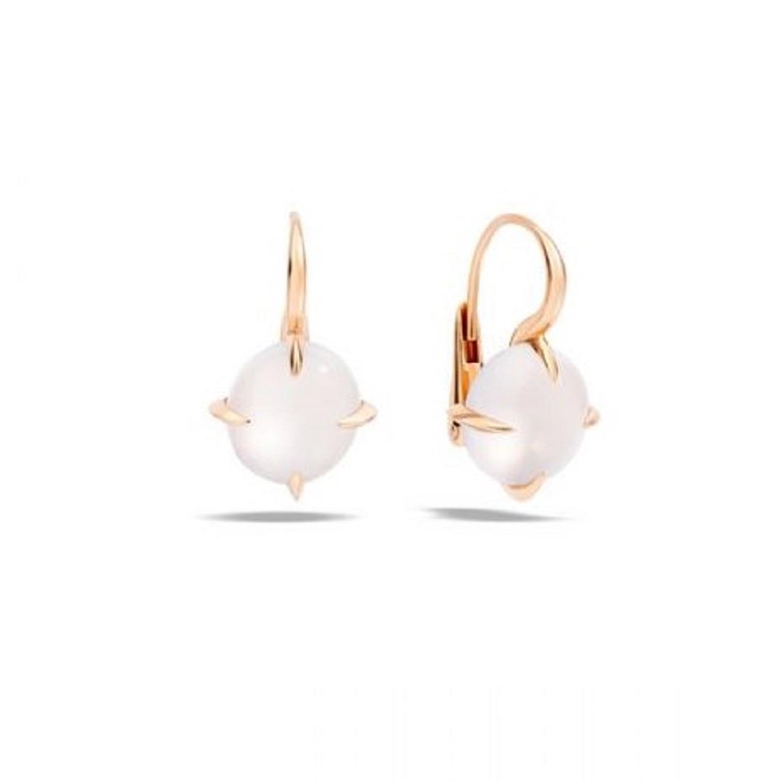 POMELLATO Orecchini con quarzo bianco