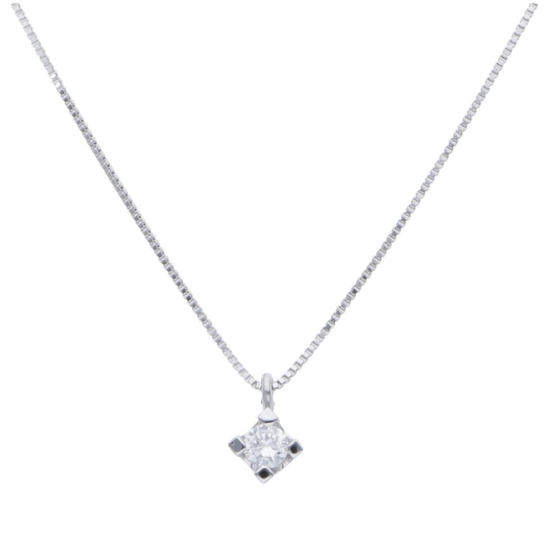 ALFIERI & ST. JOHN Collana punto luce ct. 0,11