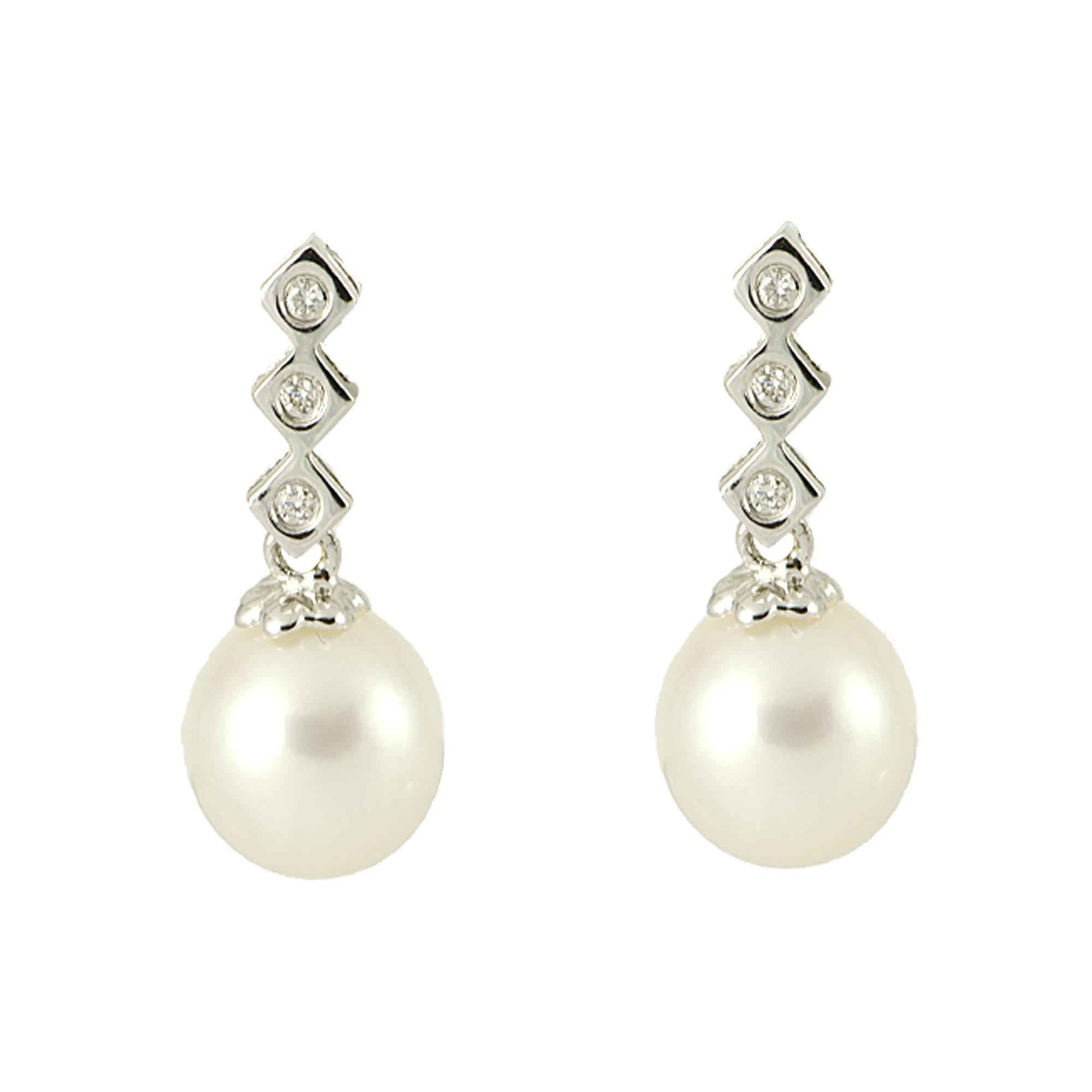 ORECCHINO IN ORO E PERLE RIVIK LuxuryZone