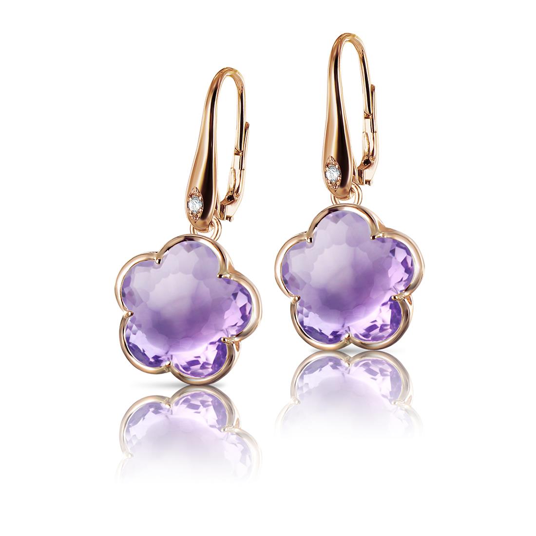 PASQUALE BRUNI Orecchini con ametista ct 10,6