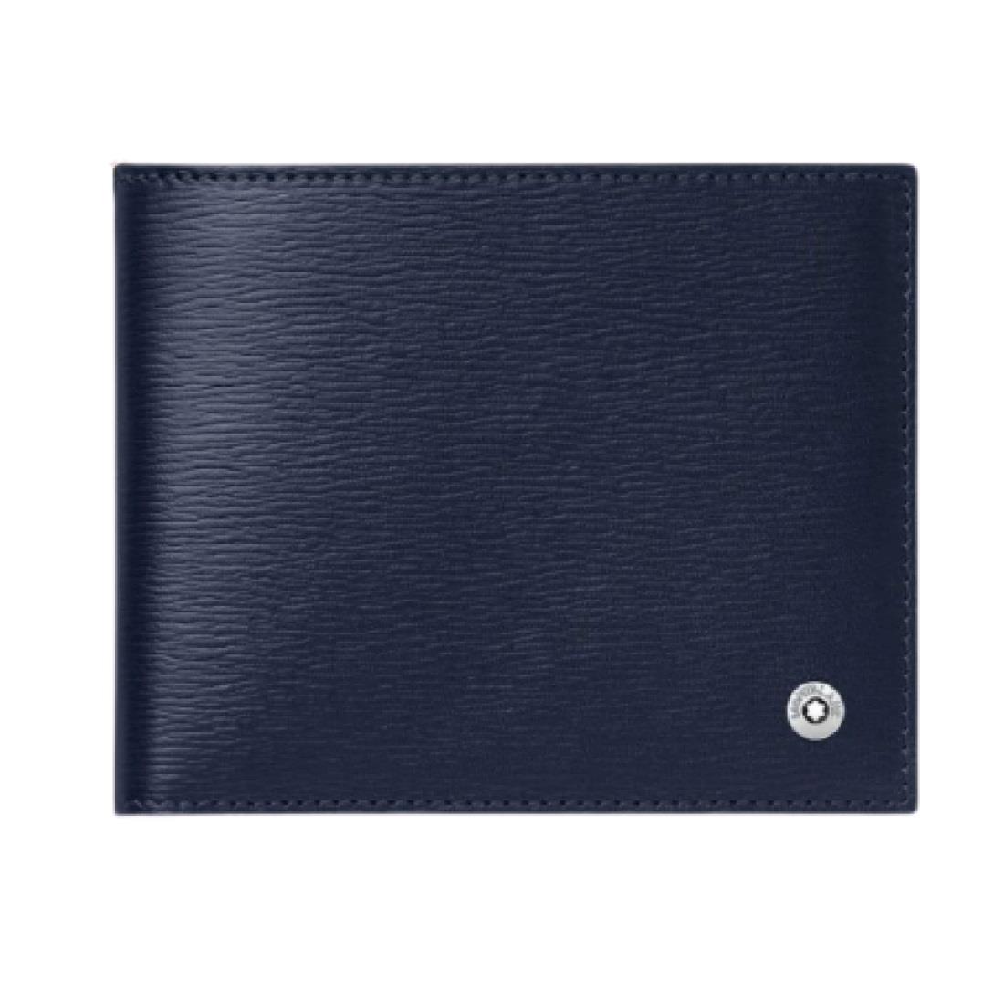 MONTBLANC Portafoglio in pelle blu